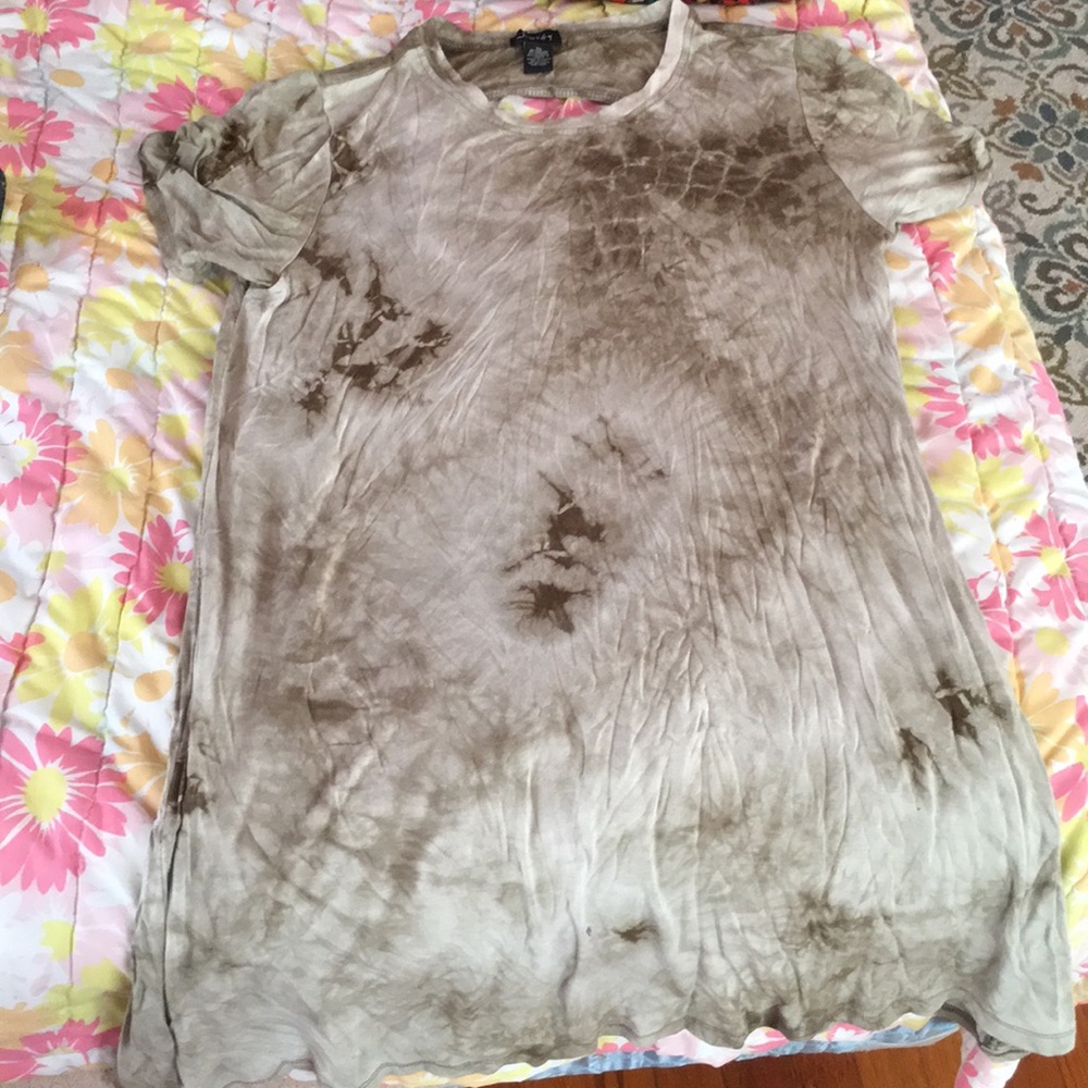 Justify tie dye T-shirt dress-XL